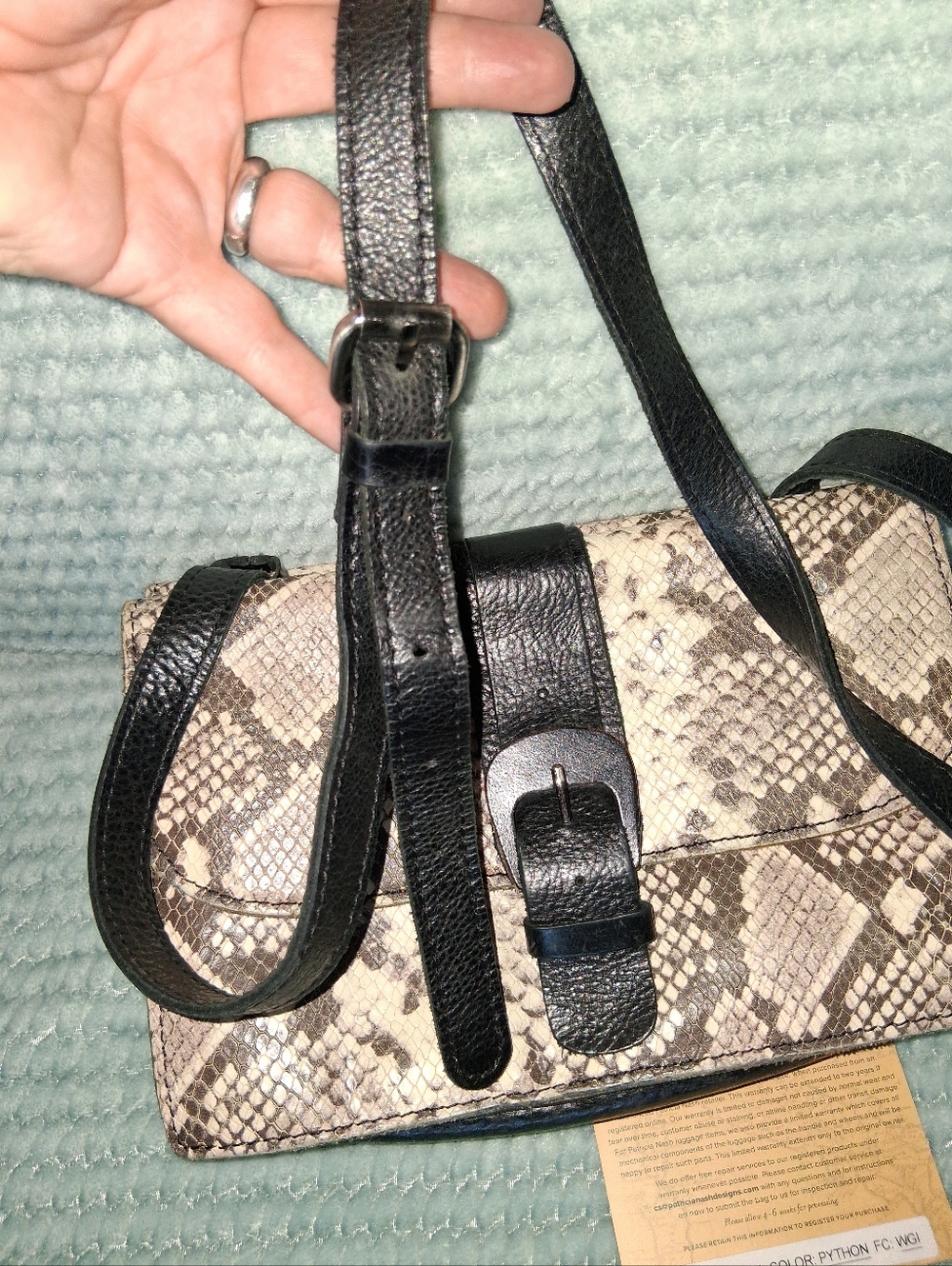 Patricia Nash Heavy Leather Crossbody - Picture 11 of 11